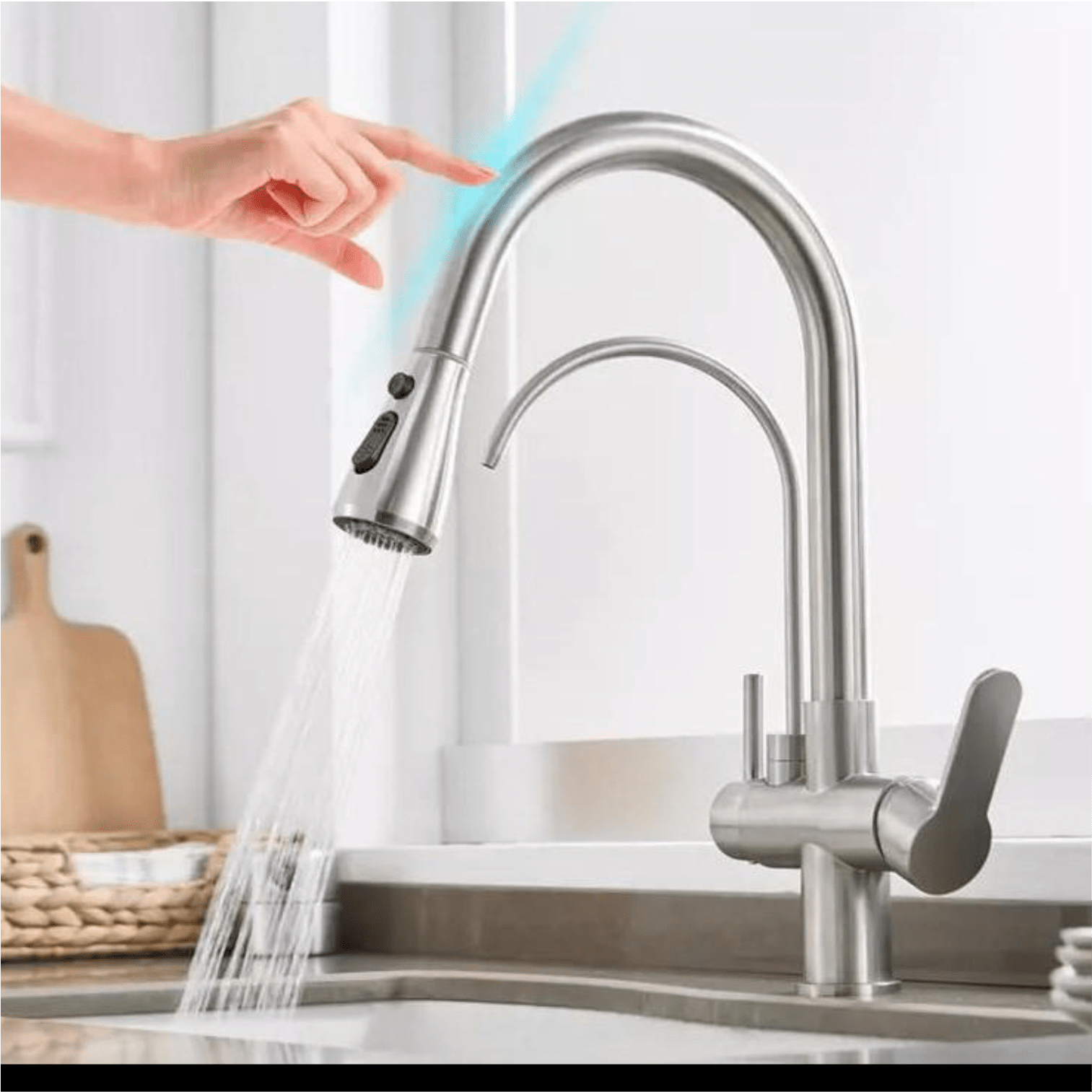 Kitchen Tap with Filter and Touch