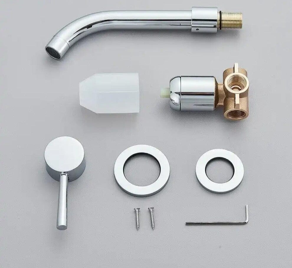 Wall-Mounted Bathroom Single-Lever Tap 360 Rotating Broklyn