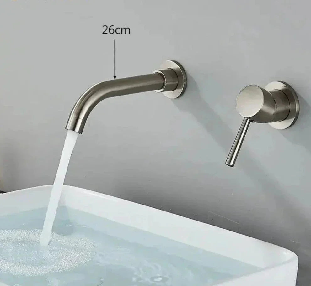 Wall-Mounted Bathroom Single-Lever Tap 360 Rotating Broklyn