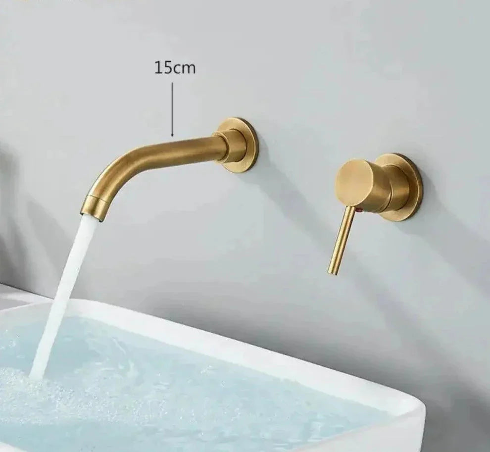 Wall-Mounted Bathroom Single-Lever Tap 360 Rotating Broklyn