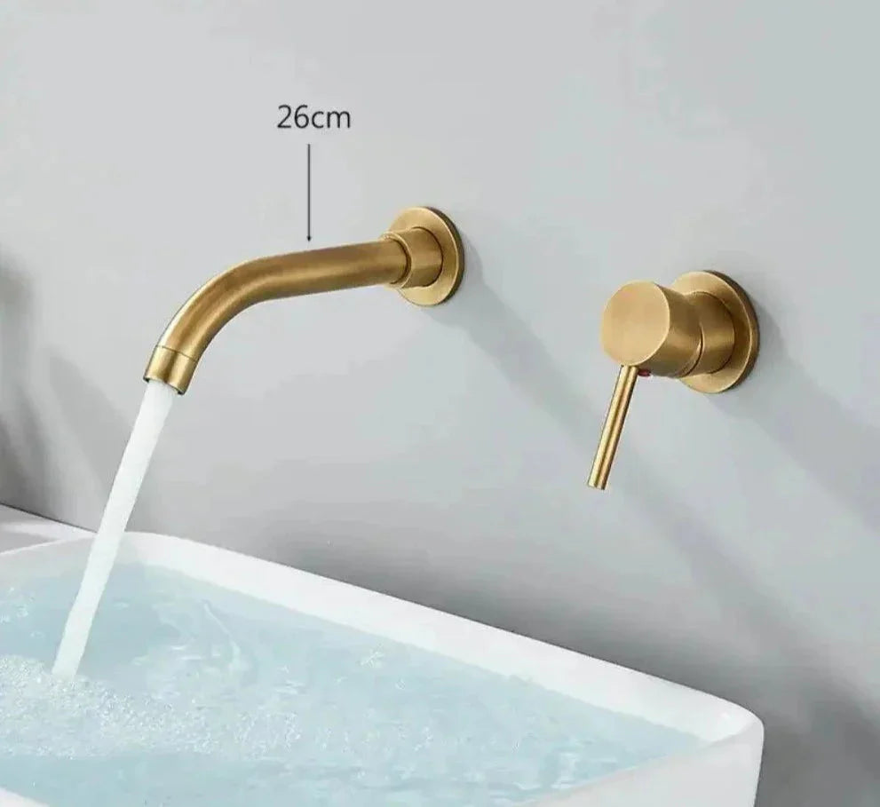 Wall-Mounted Bathroom Single-Lever Tap 360 Rotating Broklyn