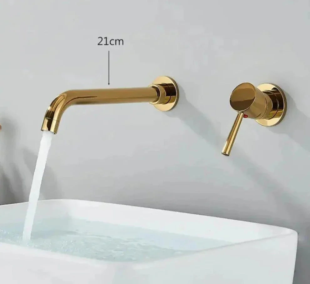 Wall-Mounted Bathroom Single-Lever Tap 360 Rotating Broklyn