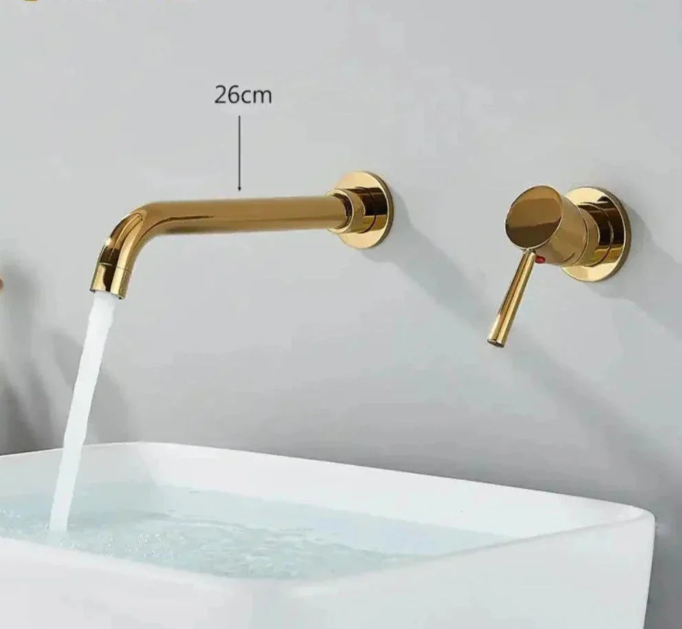 Wall-Mounted Bathroom Single-Lever Tap 360 Rotating Broklyn