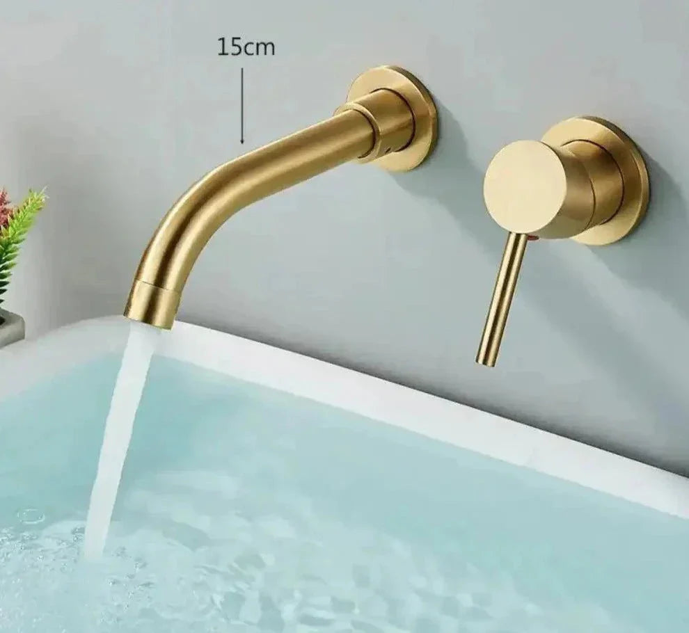 Wall-Mounted Bathroom Single-Lever Tap 360 Rotating Broklyn