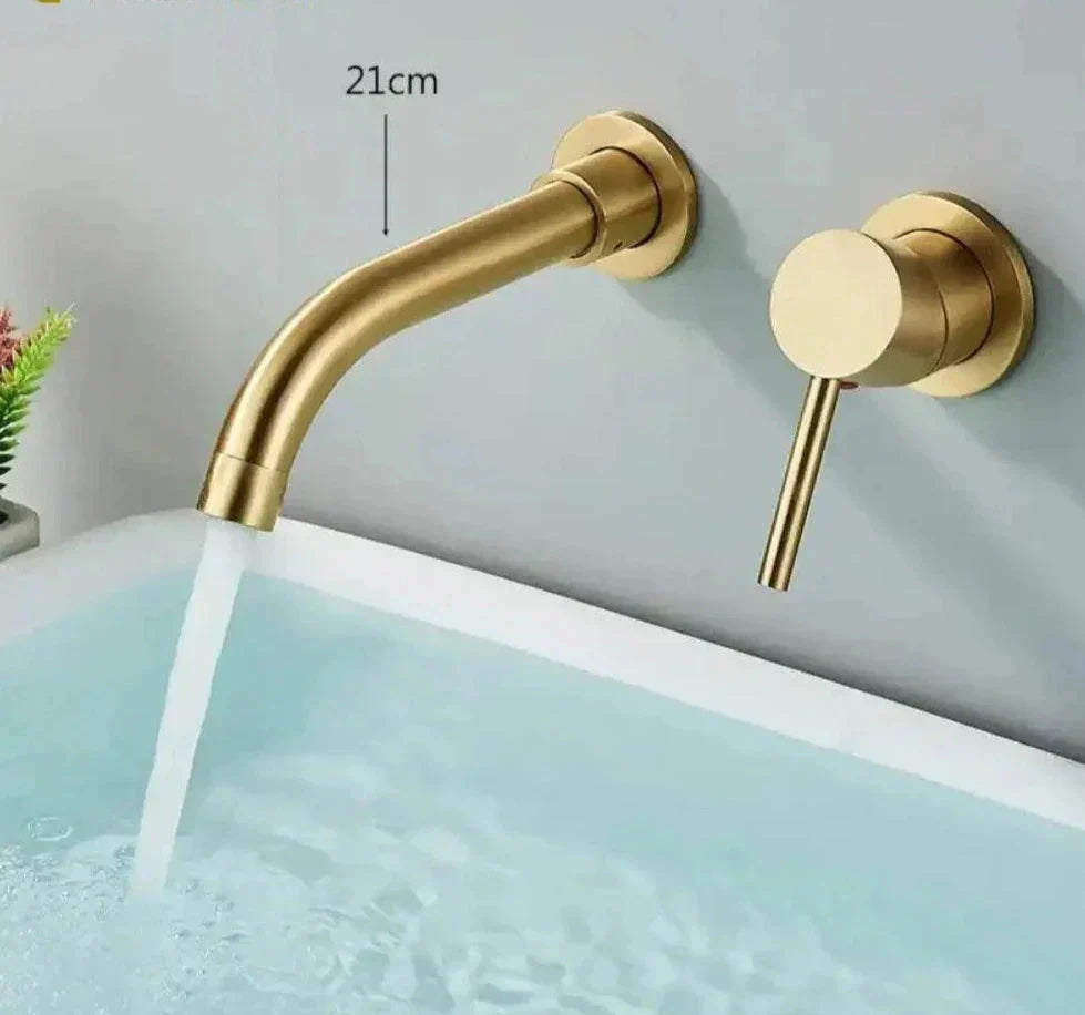 Wall-Mounted Bathroom Single-Lever Tap 360 Rotating Broklyn