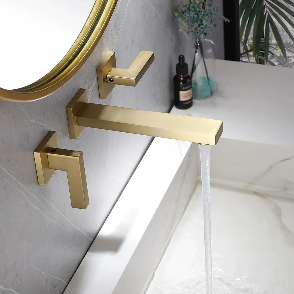 Elite Droove Double Handle Wall Tap