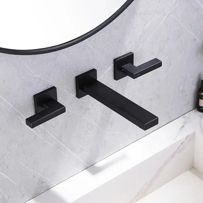 Elite Droove Double Handle Wall Tap