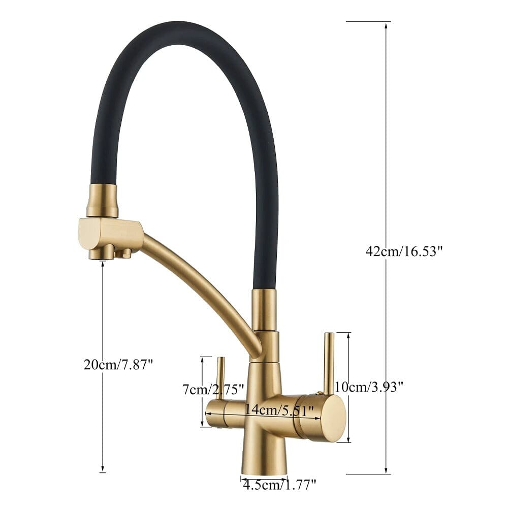 Grutta Single Lever Gourmet Tap with Filter Outlet