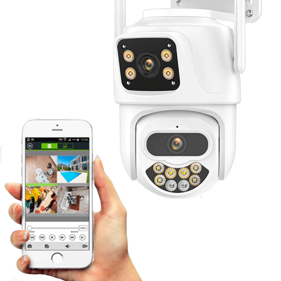 Dual Vision 360 Security Camera [ULTRA HD 4K]