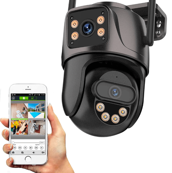 Dual Vision 360 Security Camera [ULTRA HD 4K]
