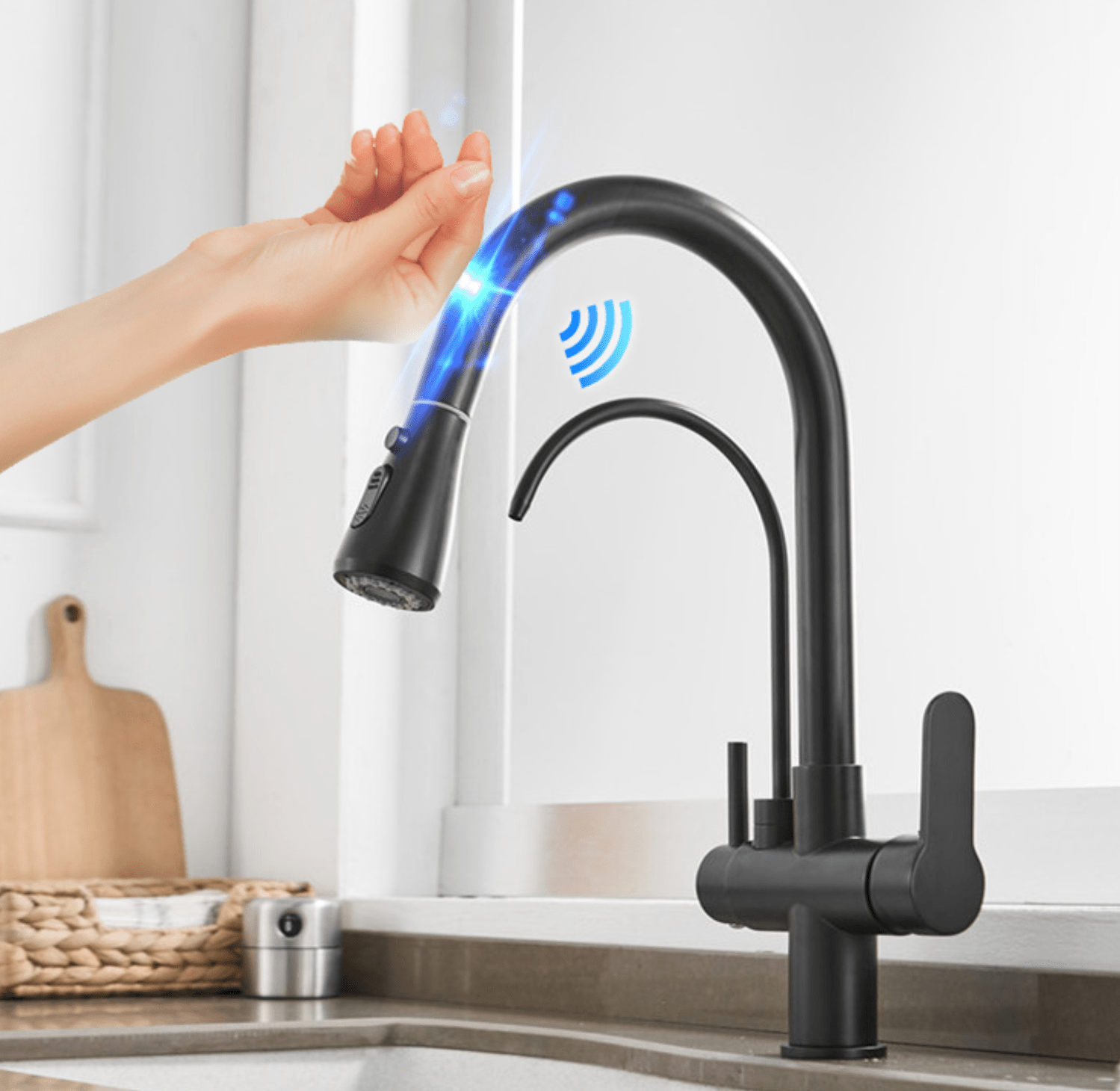 Kitchen Tap with Filter and Touch