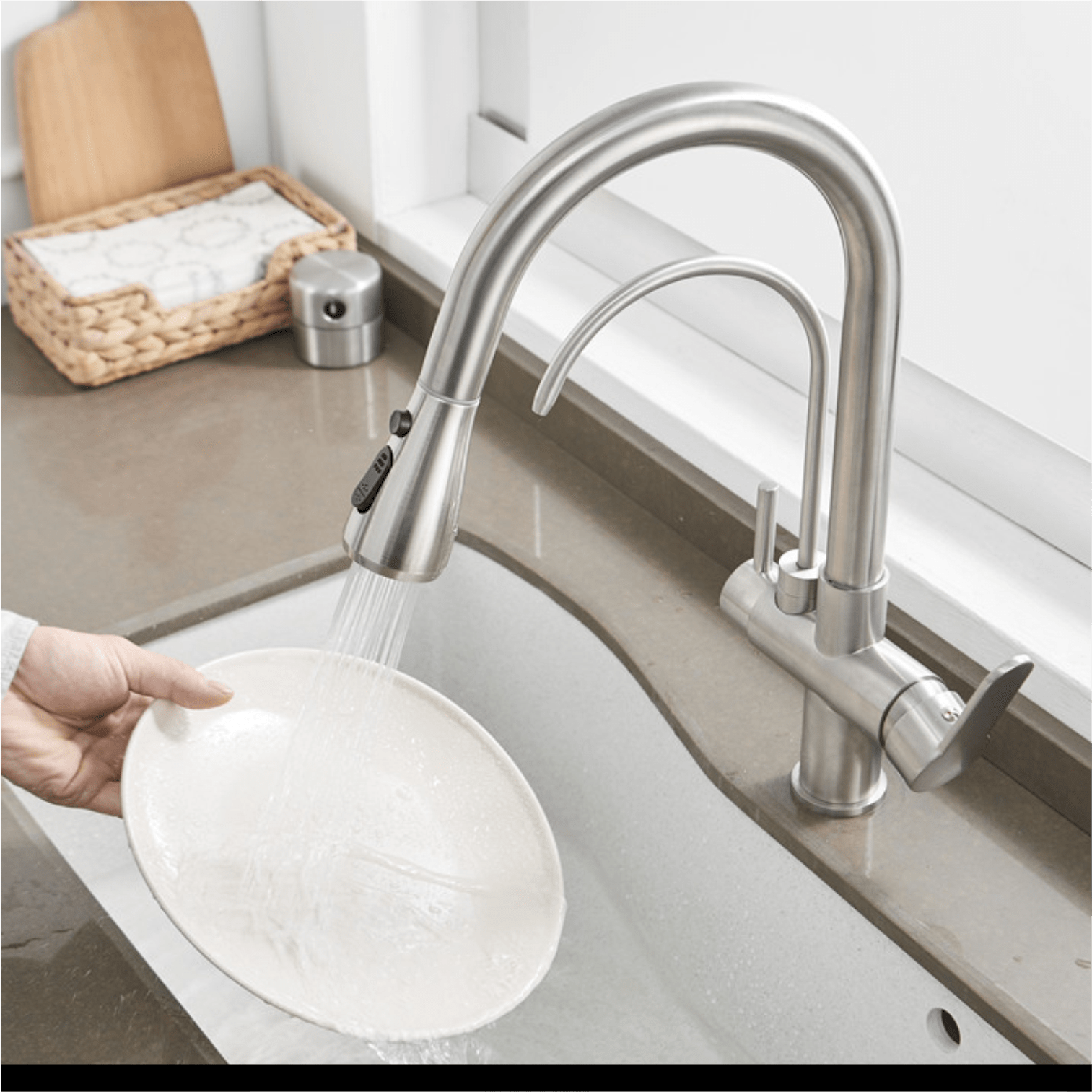 Kitchen Tap with Filter and Touch