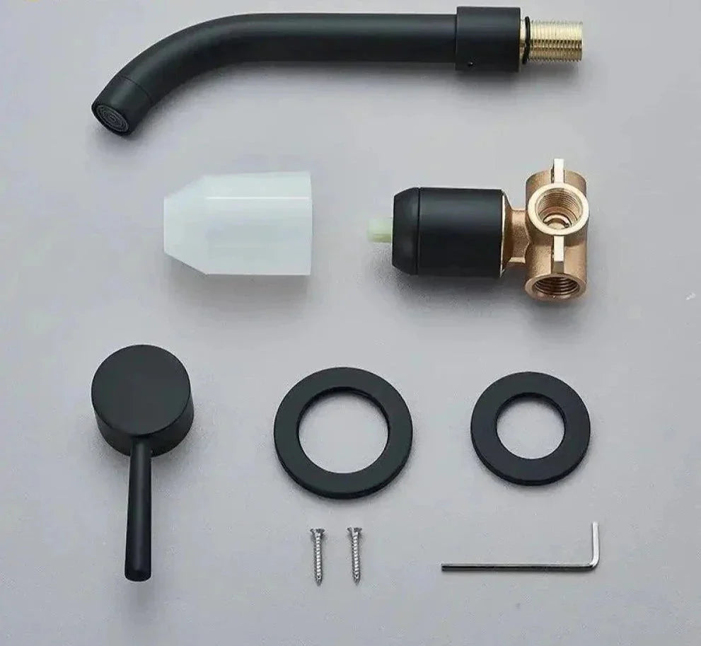 Wall-Mounted Bathroom Single-Lever Tap 360 Rotating Broklyn