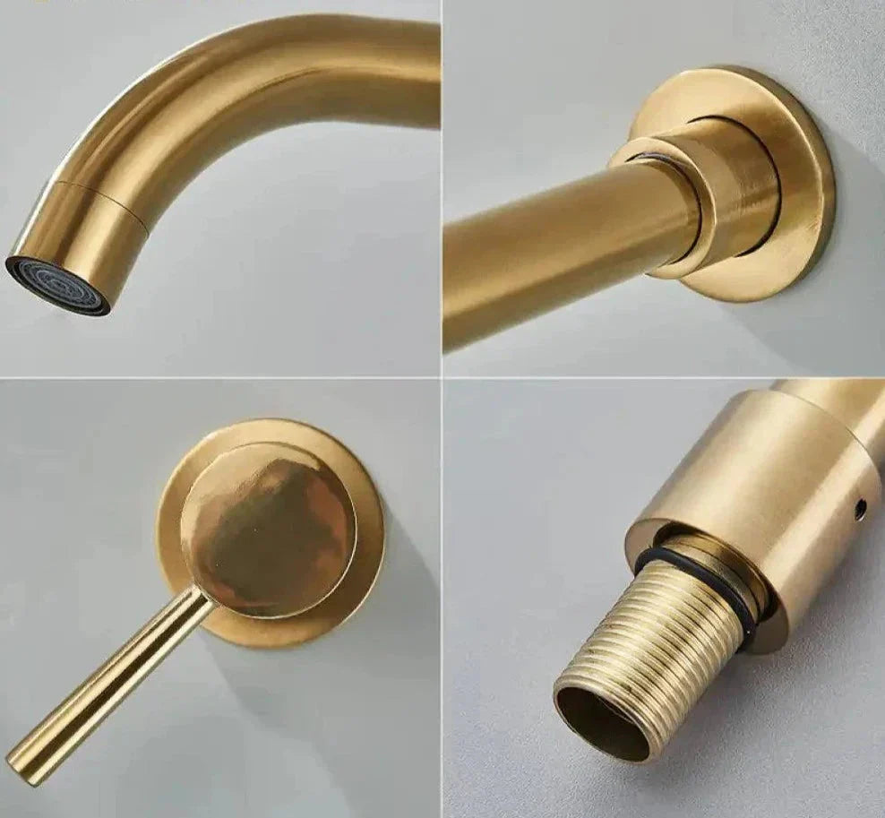 Wall-Mounted Bathroom Single-Lever Tap 360 Rotating Broklyn