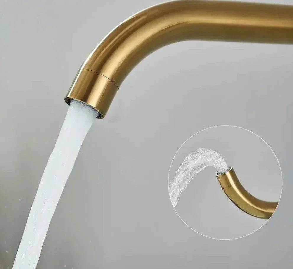 Wall-Mounted Bathroom Single-Lever Tap 360 Rotating Broklyn