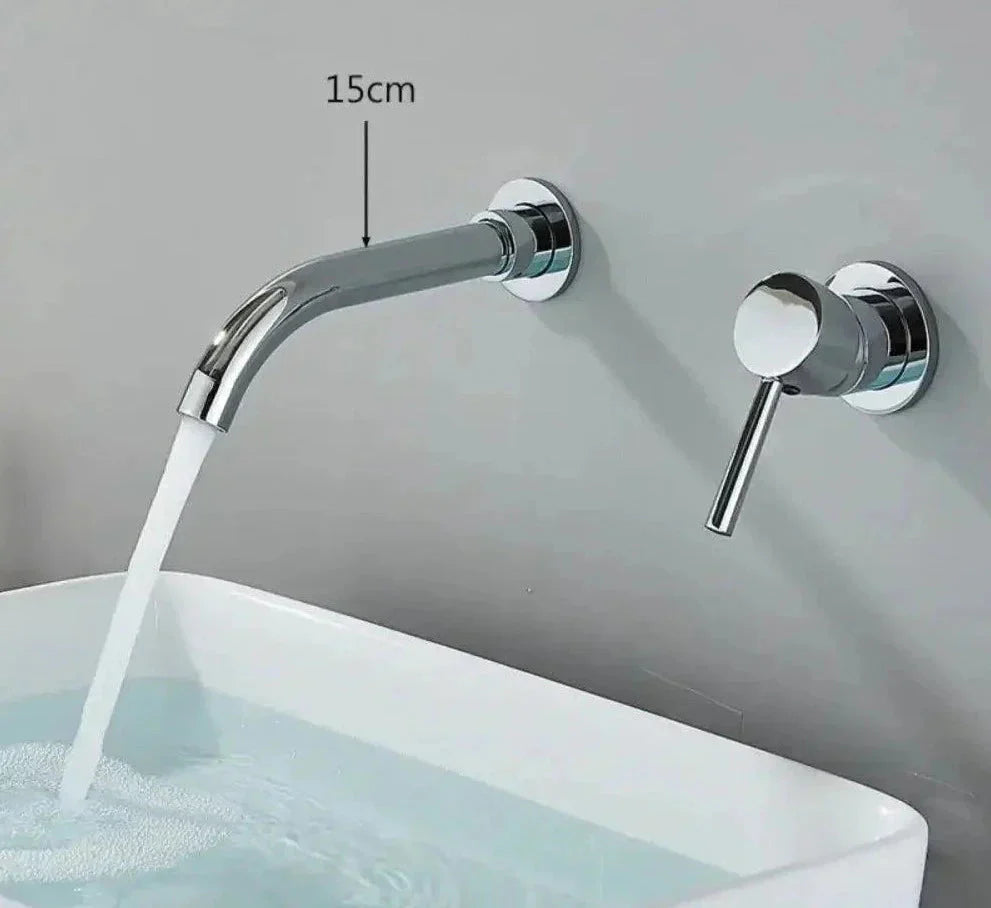 Wall-Mounted Bathroom Single-Lever Tap 360 Rotating Broklyn