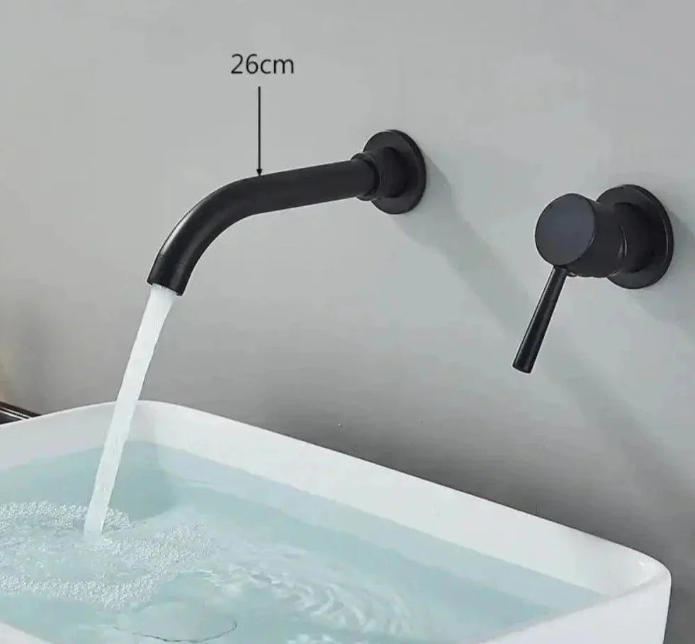Wall-Mounted Bathroom Single-Lever Tap 360 Rotating Broklyn