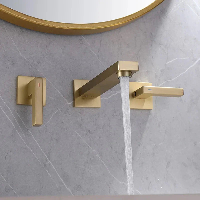 Elite Droove Double Handle Wall Tap