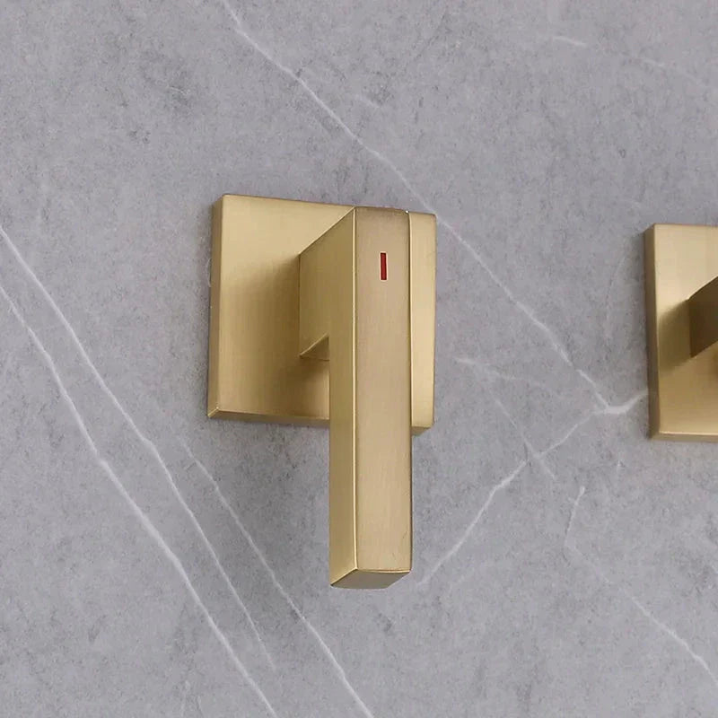 Elite Droove Double Handle Wall Tap