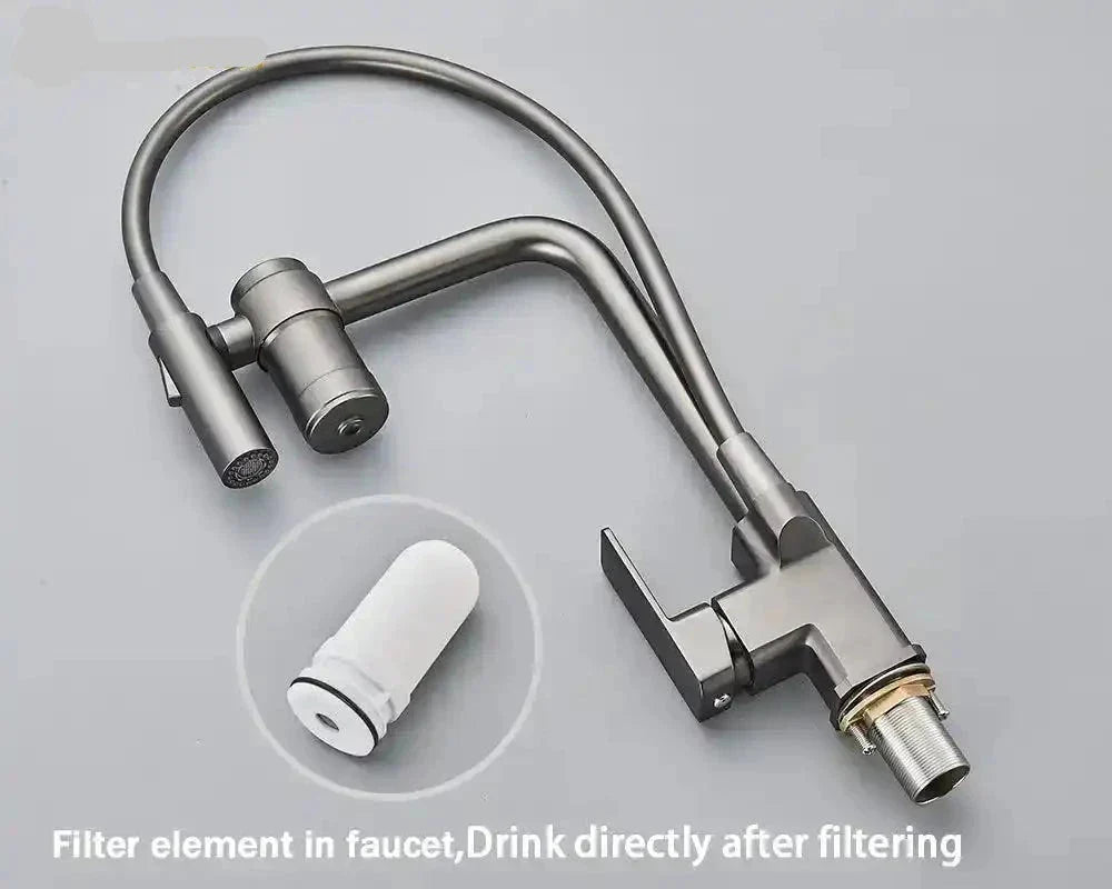 Gourmet Tap with Single Lever Filter for Countertop Eirelez