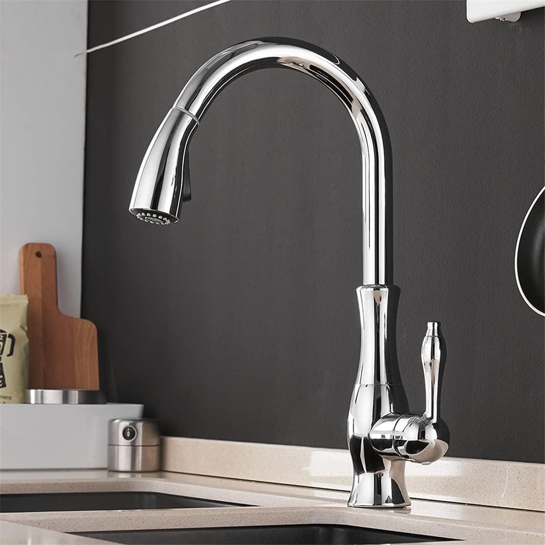 Darty Single Lever Extendable Gourmet Kitchen Tap