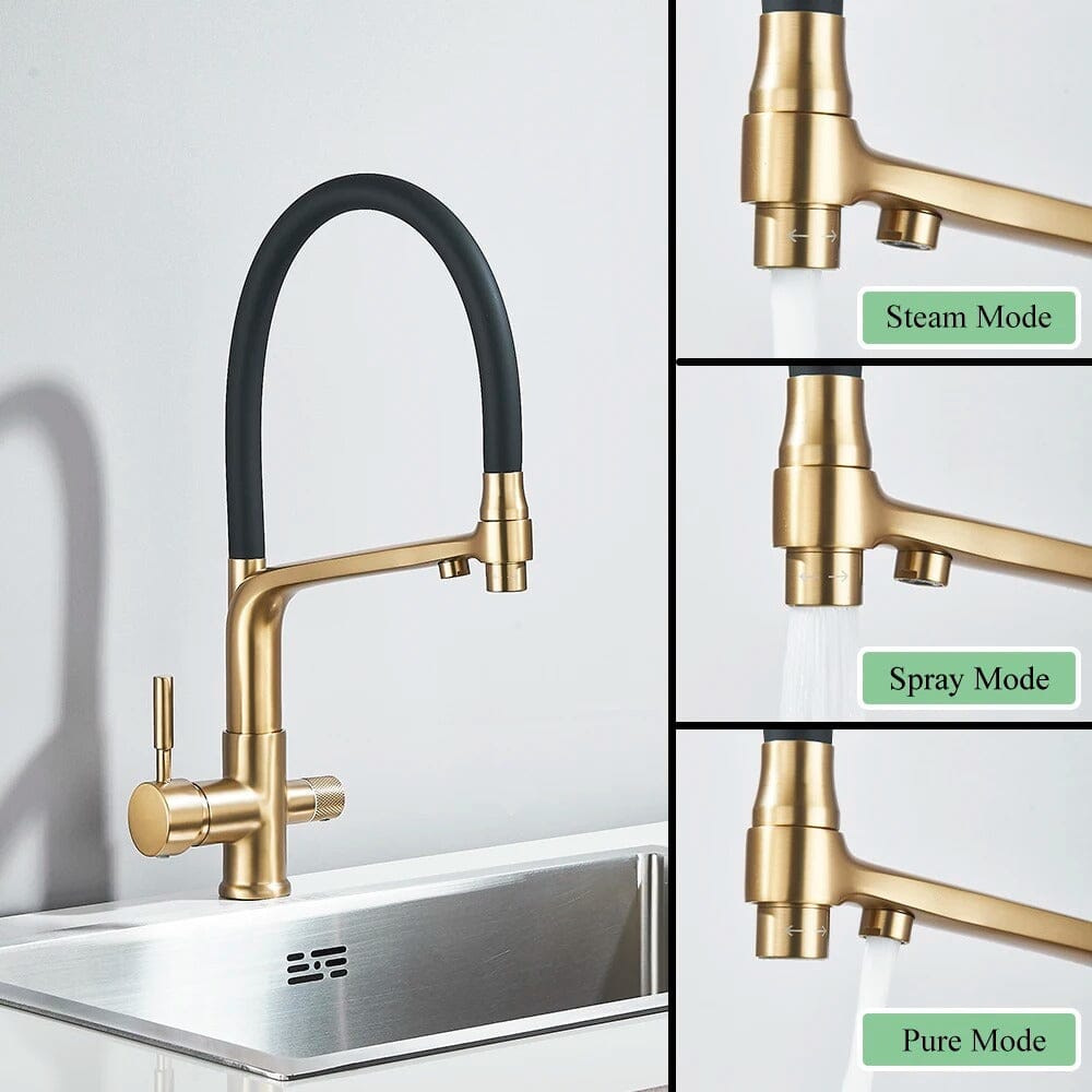 Grutta Single Lever Gourmet Tap with Filter Outlet