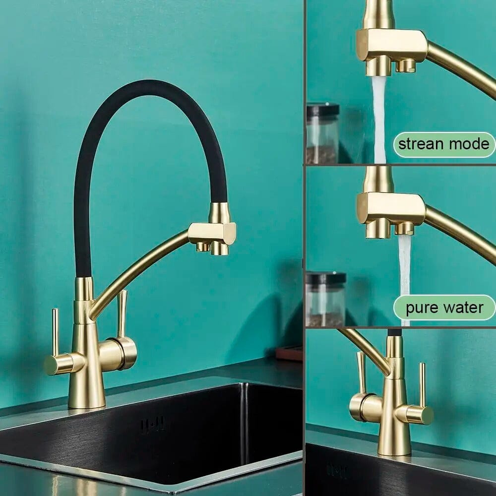 Grutta Single Lever Gourmet Tap with Filter Outlet