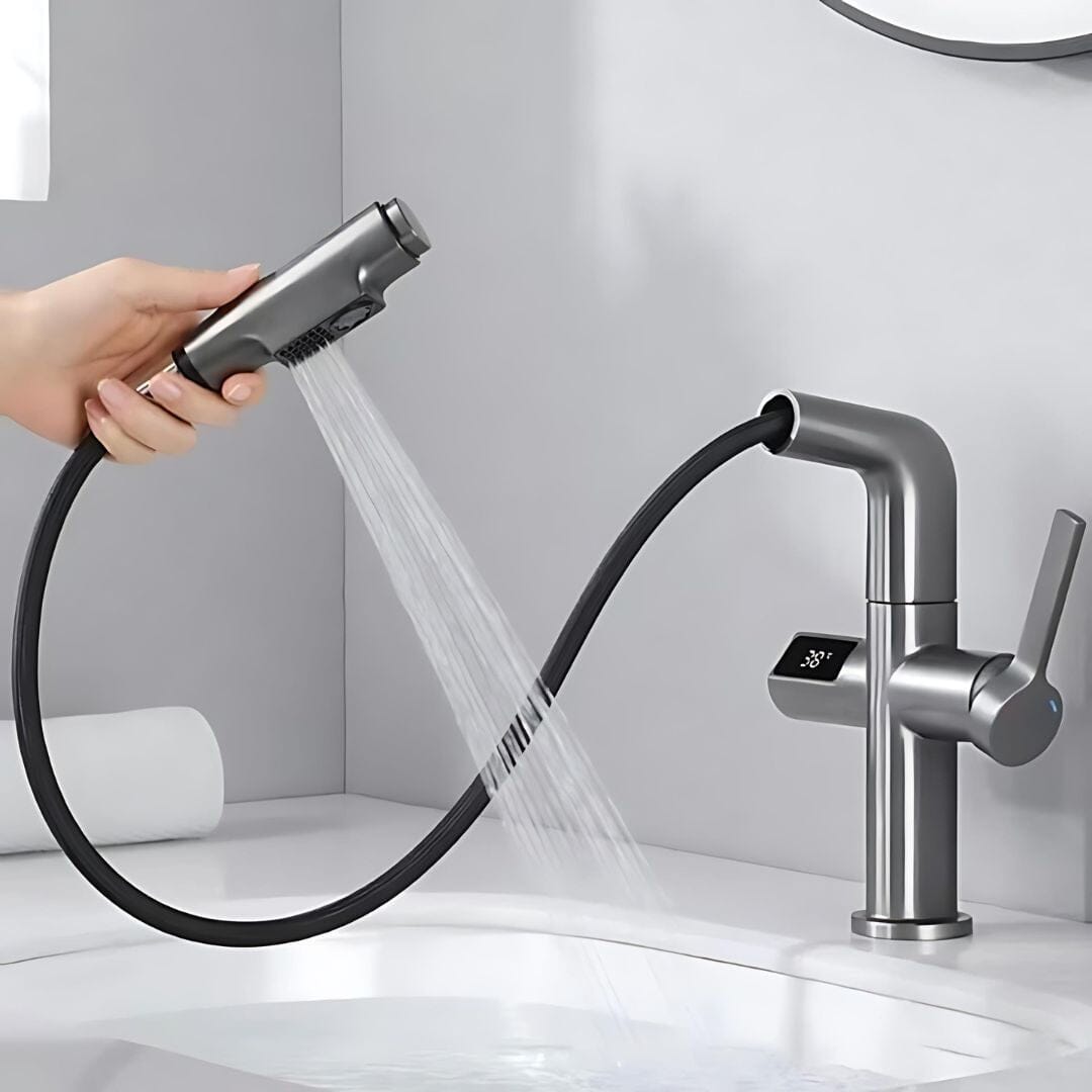 Single-Lever Bathroom Tap Tower Digital